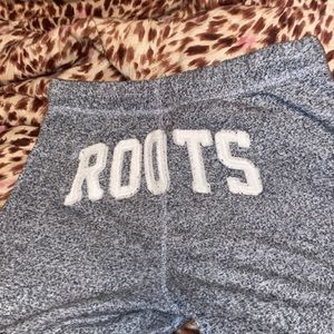 Roots shorts.